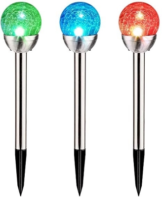 O anti jardim solar do diodo emissor de luz da bola de vidro da quebra ilumina a luz 5V do grilo da rua