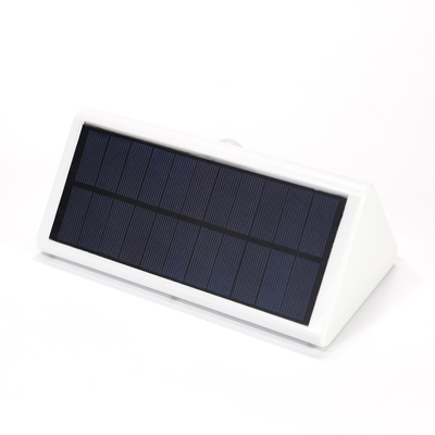 A luz posta solar material IP65 6000K da parede do diodo emissor de luz de ABS+PC é fácil de instalar