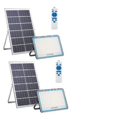 6500K a luz de inundação solar IP67 impermeável de 50 watts 50w conduziu o projetor 3.7V branco fresco 1500mAh