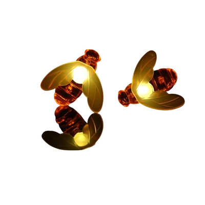 verão de suspensão luzes da corda da abelha de Honey Power Lamp Fairy Solar de 30 partes 5M/9M