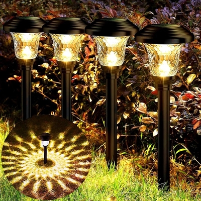 O jardim solar do diodo emissor de luz do trajeto exterior do pátio ilumina impermeável decorativo