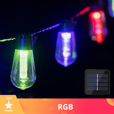 As luzes exteriores da corda do diodo emissor de luz com bulbos Shatterproof jardinam luzes de suspensão do quintal