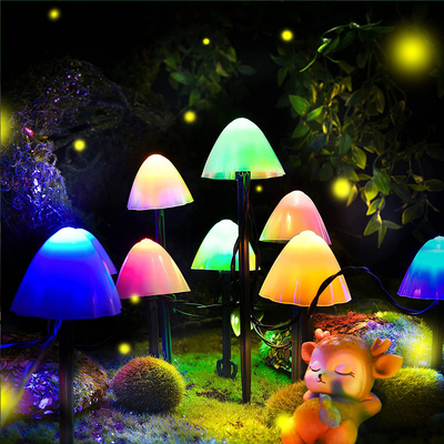 as luzes postas solares da corda do diodo emissor de luz de 2700K IP55/crescem rapidamente decoração festiva do casamento solar das luzes do jardim