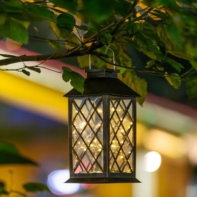 Luzes de piscamento de suspensão solares da vela das luzes da corda do diodo emissor de luz do jardim exterior