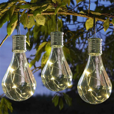 luzes solares do jardim do diodo emissor de luz 50lm para a decoração da árvore de Natal