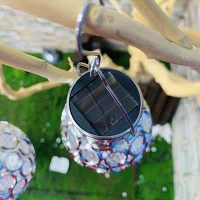 A bola de suspensão decorativa da cavidade nova clara solar do jardim conduziu a bola de vidro clara