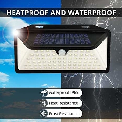 rádio posto solar da luz da parede do diodo emissor de luz do sensor de movimento 240V fora das luzes da parede da segurança