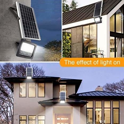 Luz de rua solar do canal solar exterior da garagem da luz de inundação do diodo emissor de luz 40w com controlo a distância