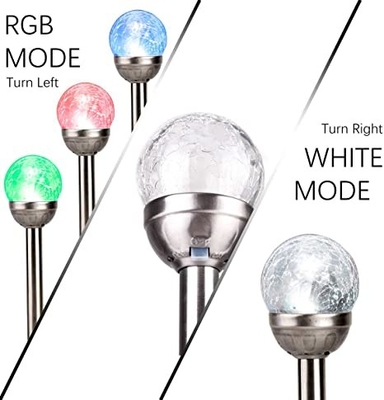 O anti jardim solar do diodo emissor de luz da bola de vidro da quebra ilumina a luz 5V do grilo da rua