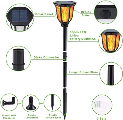 Suspensão solar das luzes do jardim do diodo emissor de luz do pátio do pátio de WINXU ou mesa de jantar 3.7V 2000mAh