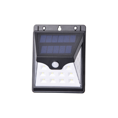 Sensor de movimento posto solar infravermelho IP65 da luz da parede do diodo emissor de luz de 22 diodos emissores de luz 180°