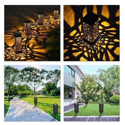 O jardim solar decorativo durável do diodo emissor de luz IP65 ilumina a luz 1.2v 6000K do trajeto da cavidade da jarda do gramado