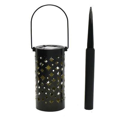 Luz solar decorativa impermeável 6000K da cavidade da lua da estrela das luzes do jardim do diodo emissor de luz