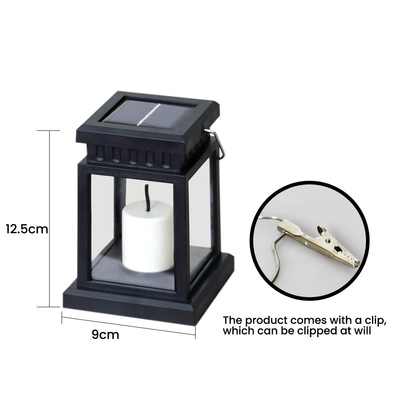 Instale rapidamente a vela solar decorativa ilumina o branco IP65 morno de suspensão exterior