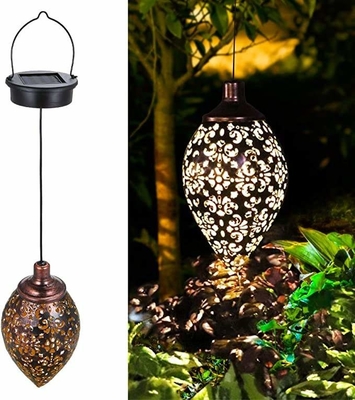 O jardim solar do diodo emissor de luz da noite IP66 ilumina as lanternas 3500K de Garland Retro Solar Powered Decorative