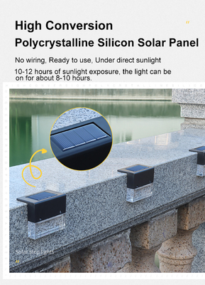 A etapa solar exterior da plataforma IP65 ilumina CRI 60 para cercar a cerca Yard And Passage da escada da escada