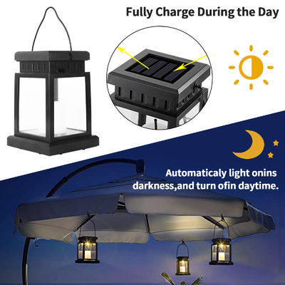 O jardim solar retro da lanterna 5LM ilumina ajardinar impermeável de suspensão exterior do gramado do pátio do jardim