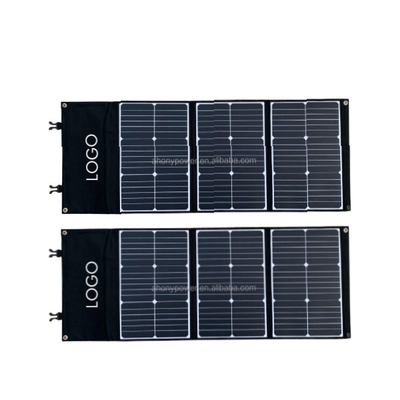 O varejista RV Monocrystalline Folding Solar do campista almofada 60W 385*330*16mm