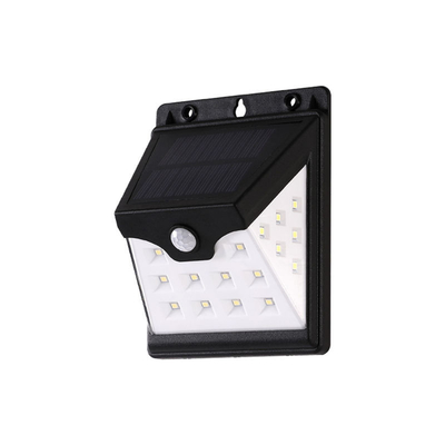 ABS posto solar esperto 3.7V do diodo emissor de luz da luz 22 da parede do diodo emissor de luz do sensor de movimento