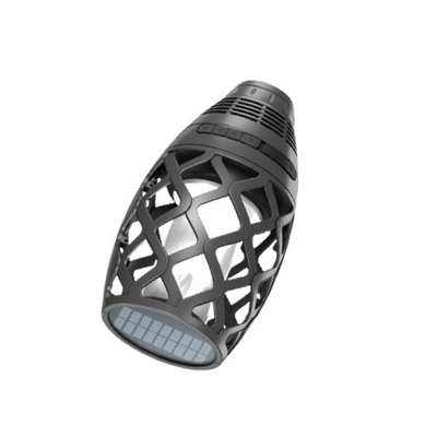 Luz solar exterior 5V 3W IP65 do orador claro solar portátil da chama da tocha