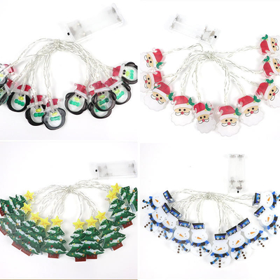 Luzes decorativas postas solares 3V IP65 do Natal festivo do presente do ano novo