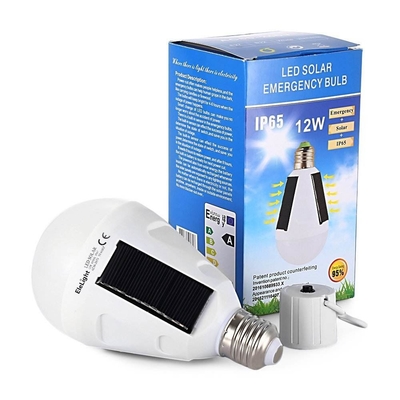 ampola solar recarregável solar IP65 de luzes de emergência 1200mah