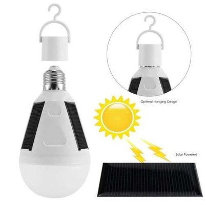 IP65 lâmpada de carregamento conduzida recarregável solar multifuncional da energia solar do bulbo/7W 12W