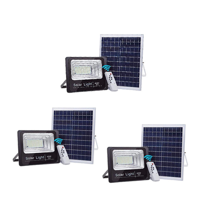 Luzes de inundação postas solares 40w brilhante super do jardim quadrado da estrada 200w 300w