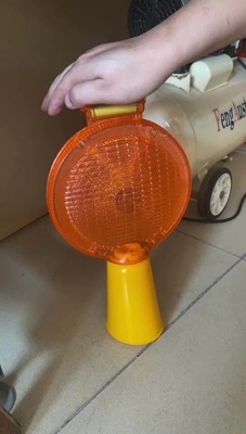 aviso solar 41*39*41cm amarelos vermelhos claros do tráfego da segurança 360g
