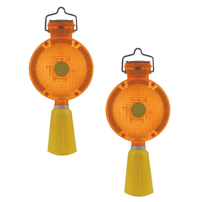 aviso solar 41*39*41cm amarelos vermelhos claros do tráfego da segurança 360g