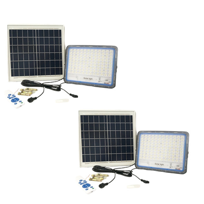 Luzes de inundação solares com luz solar impermeável remota Ip67 100w de 360LED 6500K