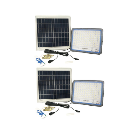 Modo cronometrando claro branco solar impermeável 3h/5h/8h das luzes de inundação 360LED do diodo emissor de luz IP67 6500K