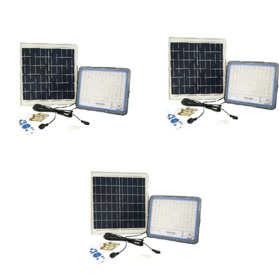 360LED 6500K 100 watts projetor solar exterior IP67 impermeável de 200 watts