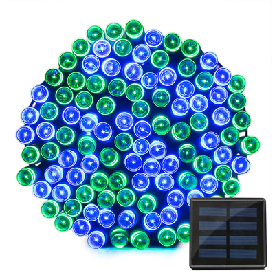 50 luzes postas solares da corda do diodo emissor de luz da combinação da onda do diodo emissor de luz impermeáveis para a decoração do Natal