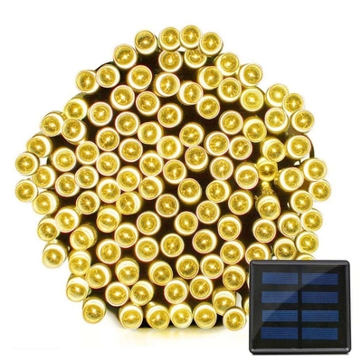 luzes solares da corda 0.6W com o diodo emissor de luz remoto do diodo emissor de luz 200 do diodo emissor de luz 100 da combinação 50 da onda