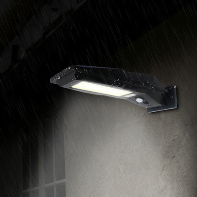 luz de poupança de energia solar moderna exterior posta solar da parede da luz de rua da ESPIGA 186lm