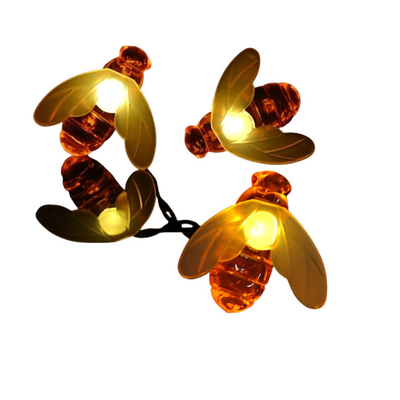 Natal a pilhas Garland Light 20lm/w das luzes solares bonitos do jardim da abelha