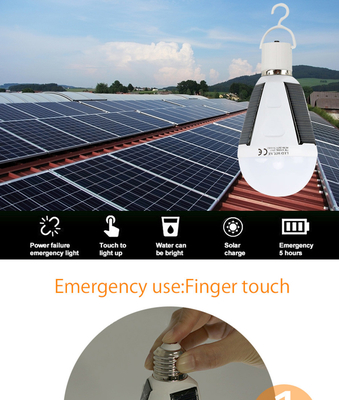 A emergência solar portátil ilumina USB recarregável para a caminhada de acampamento da falha do falho elétrico