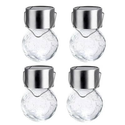 Candelabro impermeável da bola de vidro da decoração da luz solar dos estalidos IP65