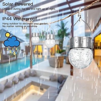 Candelabro impermeável da bola de vidro da decoração da luz solar dos estalidos IP65