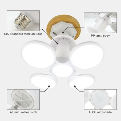 Lâmpada Deformable ajustável E27 40W do UFO do futebol do diodo emissor de luz para o estudo do quarto