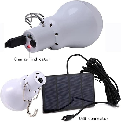 Cor 3W 4000 branca fresca luminosa de USB do bulbo da emergência recarregáveis solares portáteis