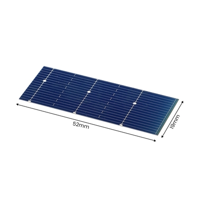 sistema Monocrystalline do carregador do painel solar de 52*19mm 0.5V 0.24W para portátil fotovoltaico