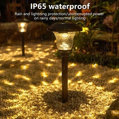 O jardim solar do diodo emissor de luz do trajeto exterior do pátio ilumina impermeável decorativo