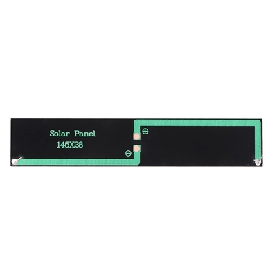 carregador portátil exterior do painel solar de 0.5W 2.5V 145*28mm para o banco do poder